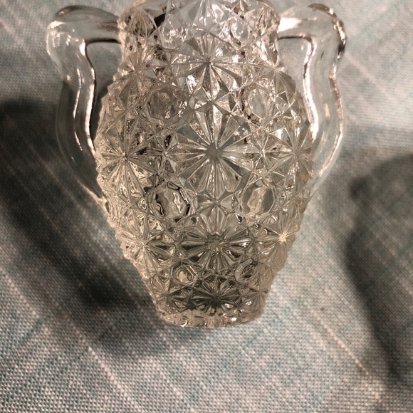 Fenton Daisy And Button Urn Style Vintage Toothpick Holders Lot Of 2 - Picture 4 of 5